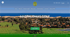 Desktop Screenshot of maspalomasgolf.net